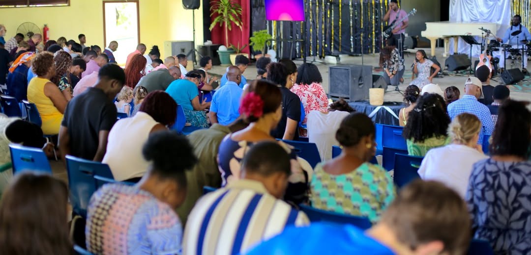 God’s Tribe Church congregation gathered for Sunday worship
